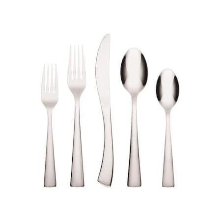 Cambridge Cambridge Aladin Mirror Silver Stainless Steel Casual Flatware Set 20 pc 324120CSLG12